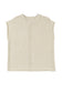 Oatmeal Solid Color Cap Sleeve Knitted Sweater
