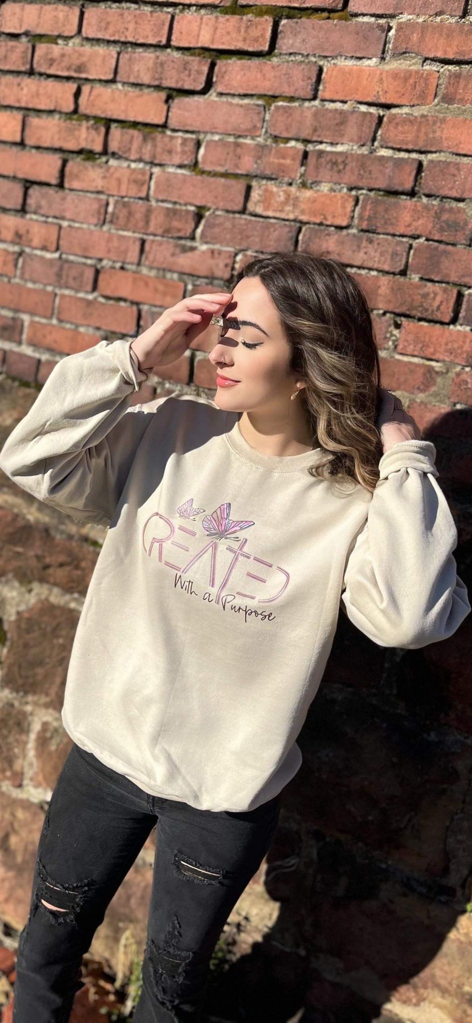 Sudadera Creado con un Propósito