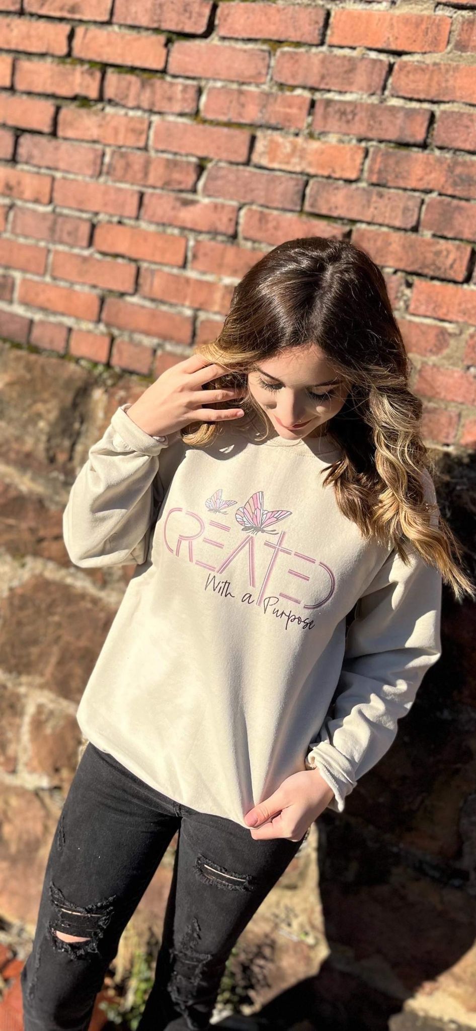 Sudadera Creado con un Propósito