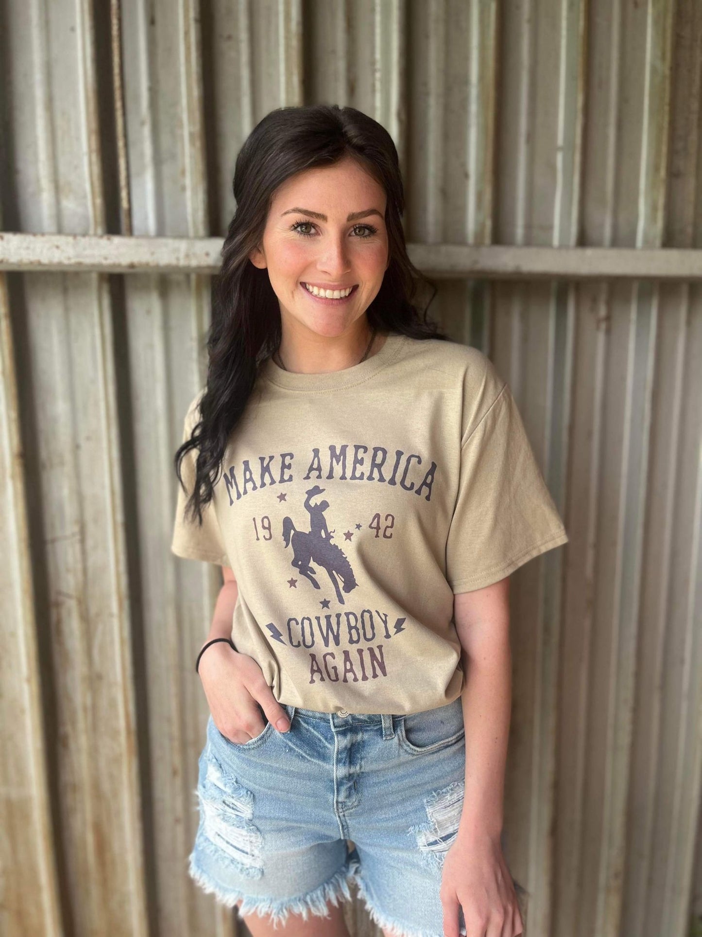 Make America Cowboy Again Tee- ASK Apparel