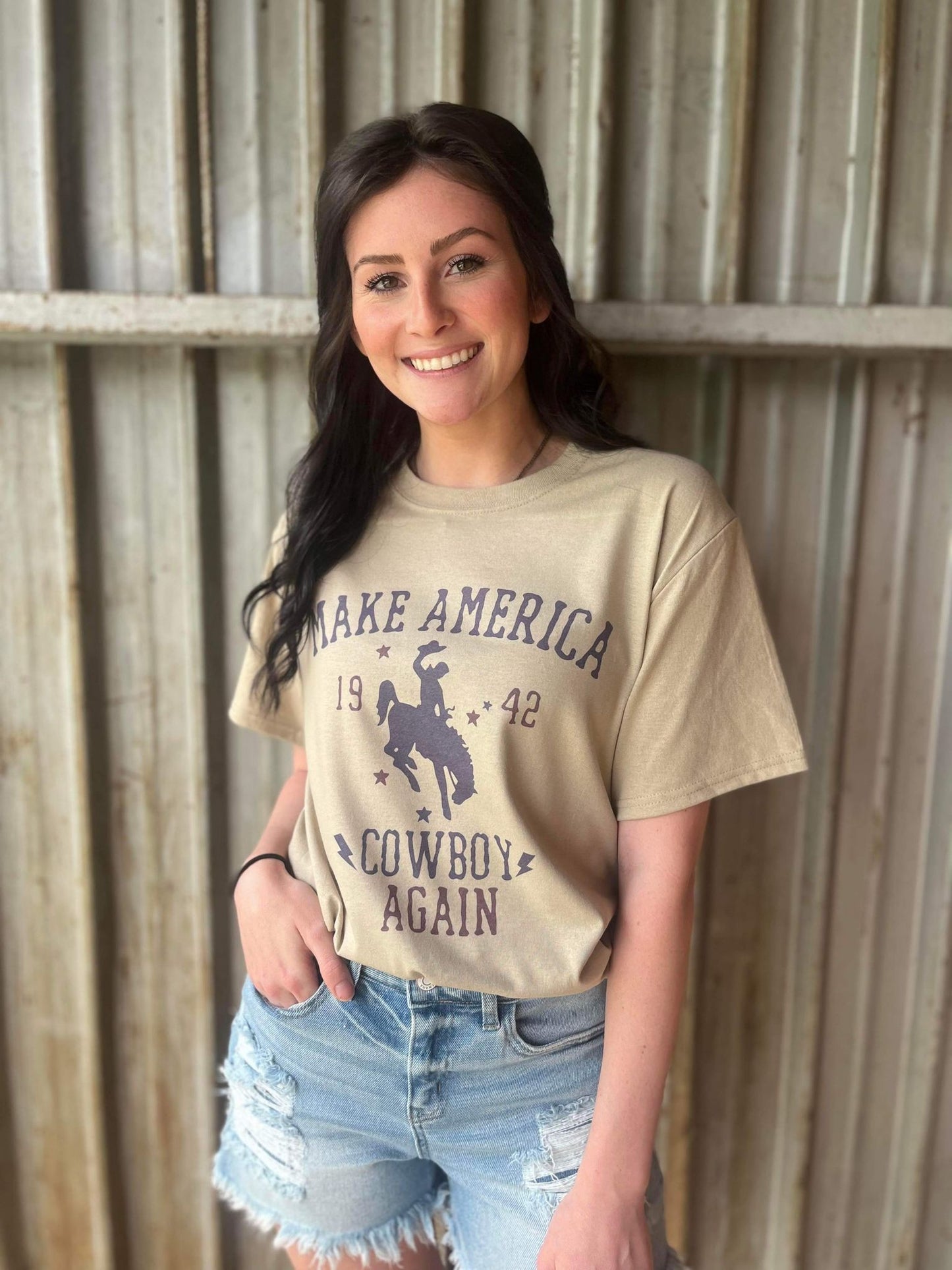 Make America Cowboy Again Tee- ASK Apparel