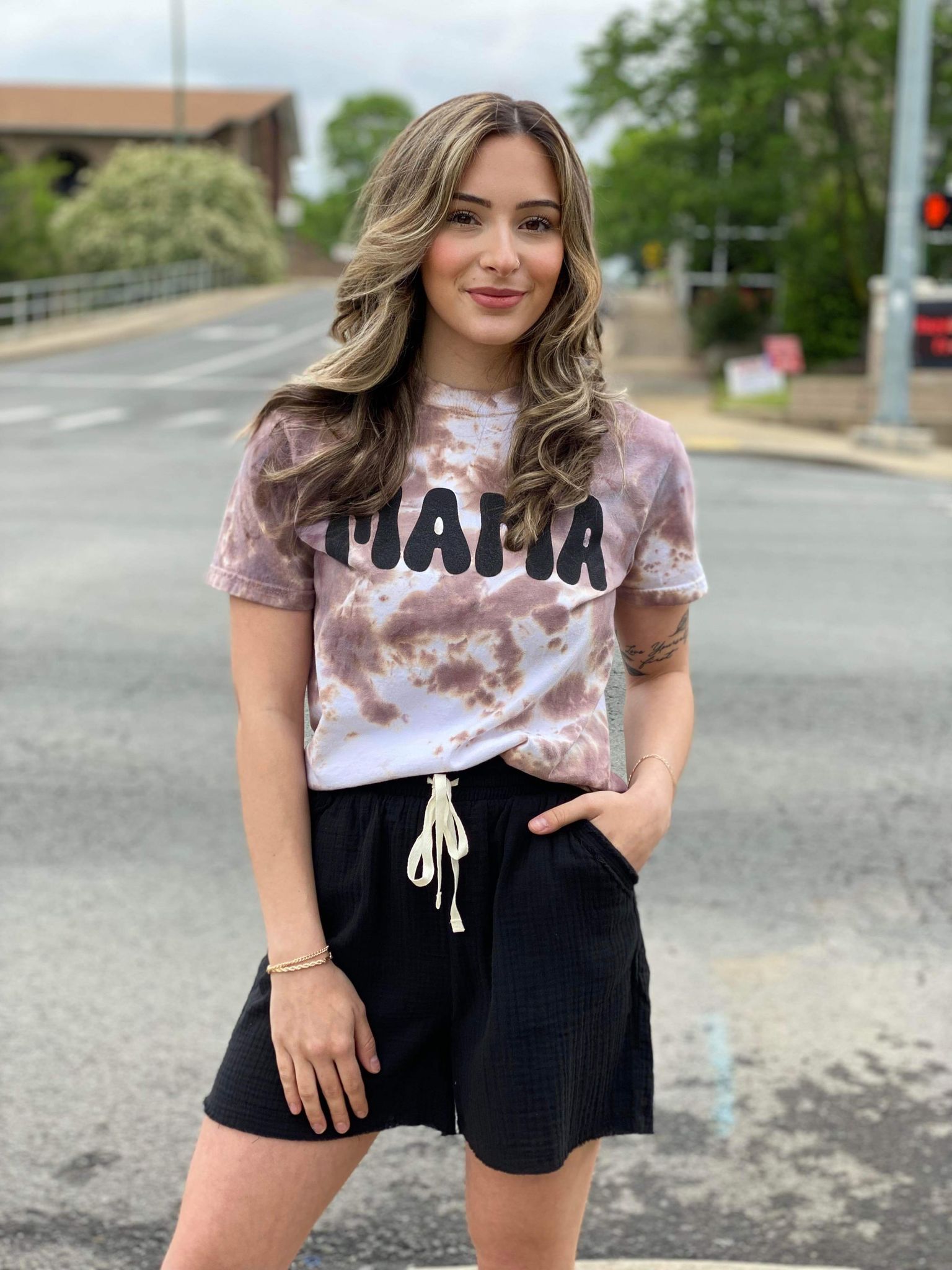 Mama Tie Dye Tee- ASK Apparel 