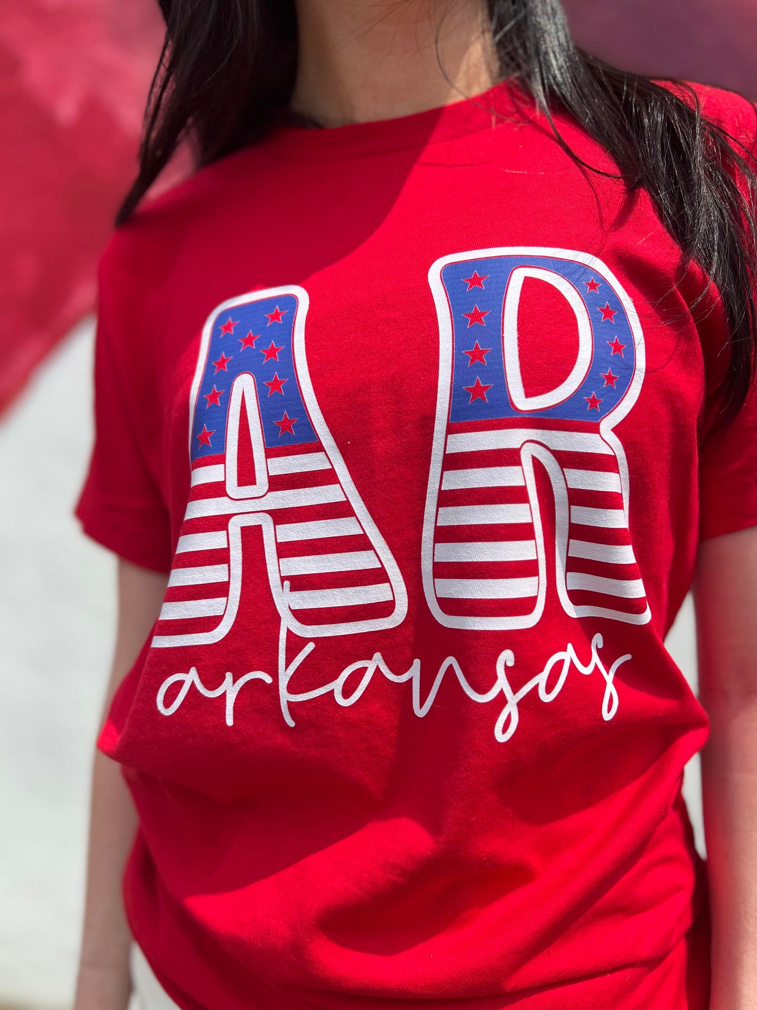 Arkansas Stars and Stripes Tee- ASK Apparel LLC