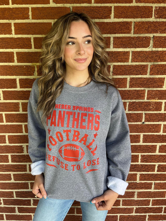 Refuse To Lose Custom Mascot Sweatshirt- ASK Apparel LLC