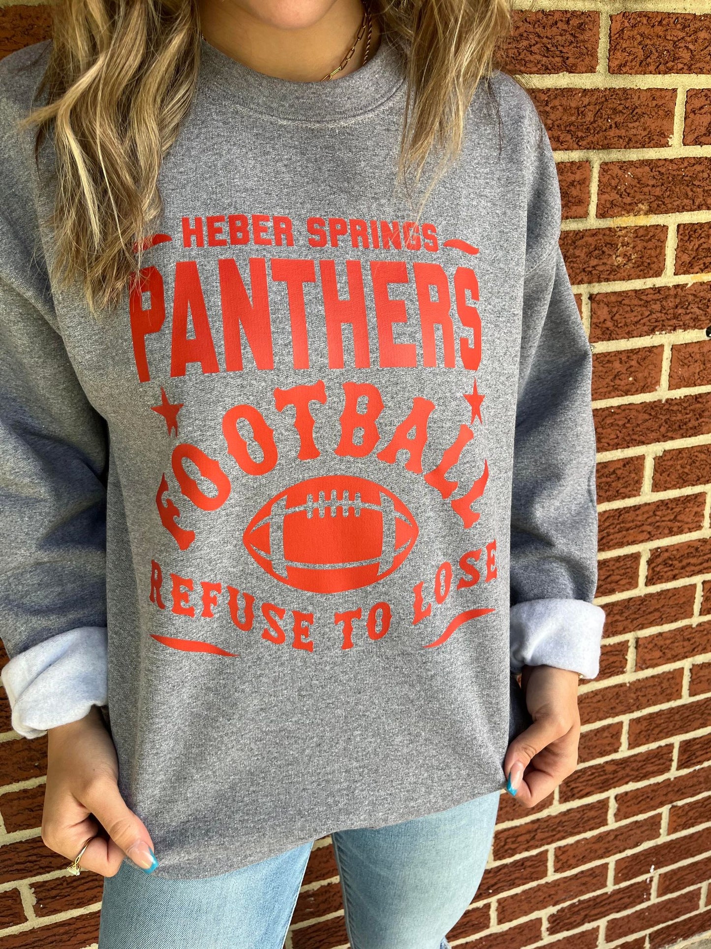 Refuse To Lose Custom Mascot Sweatshirt- ASK Apparel LLC