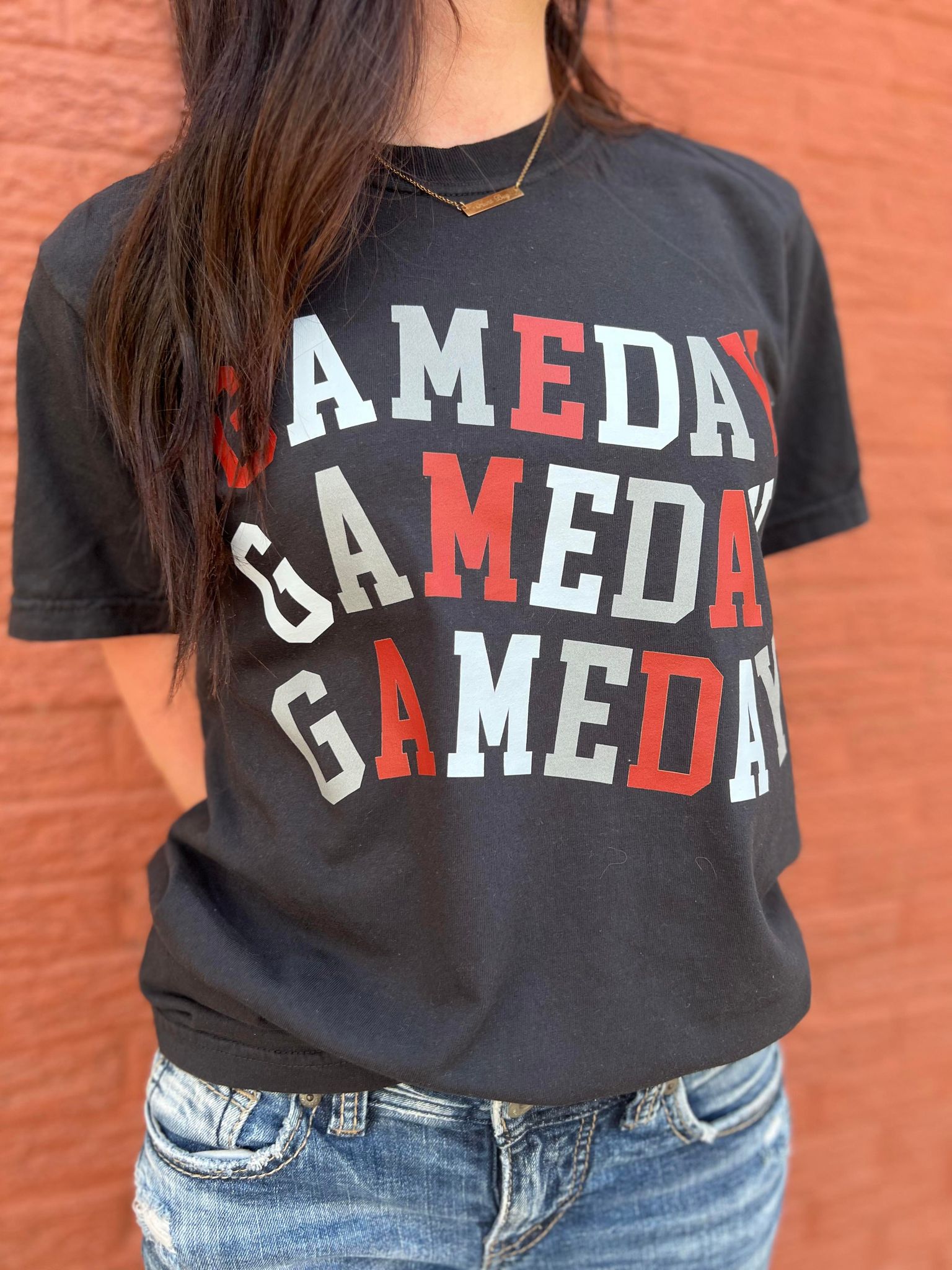 Custom Wavy Gameday Tee-ASK Apparel LLC