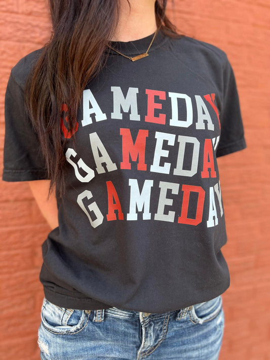Custom Wavy Gameday Tee-ASK Apparel LLC