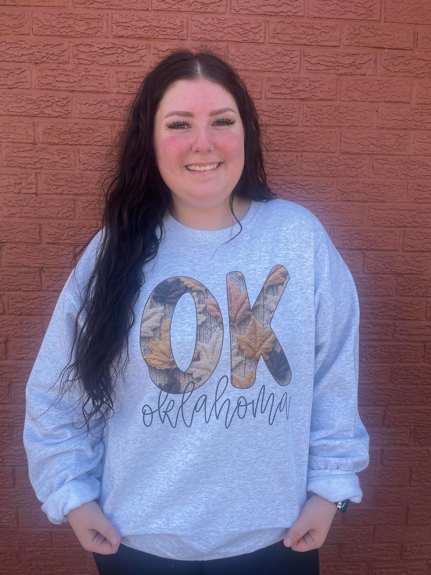 Fall Custom State Sweatshirt- ASK Apparel LLC