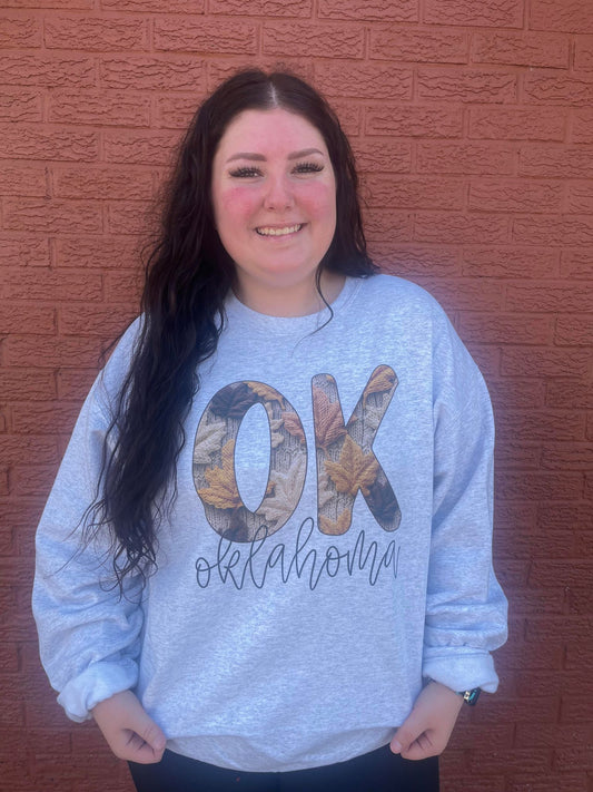 Fall Custom State Sweatshirt- ASK Apparel LLC