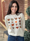 Fall Hearts Long Sleeve Tee- ASK Apparel LLC