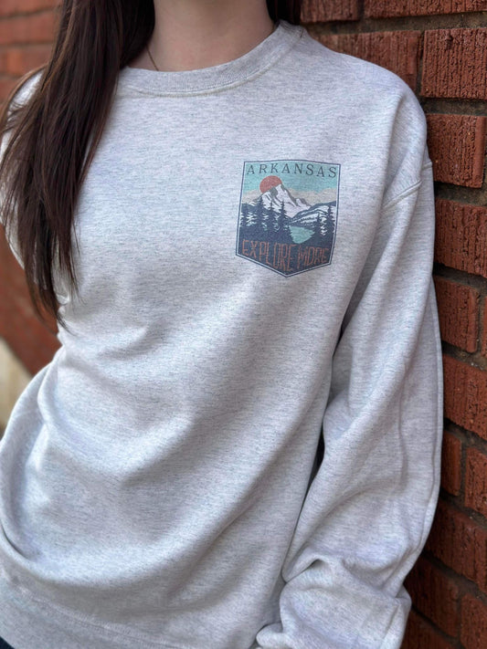 Arkansas Explore More Sweatshirt- ASK Apparel LLC