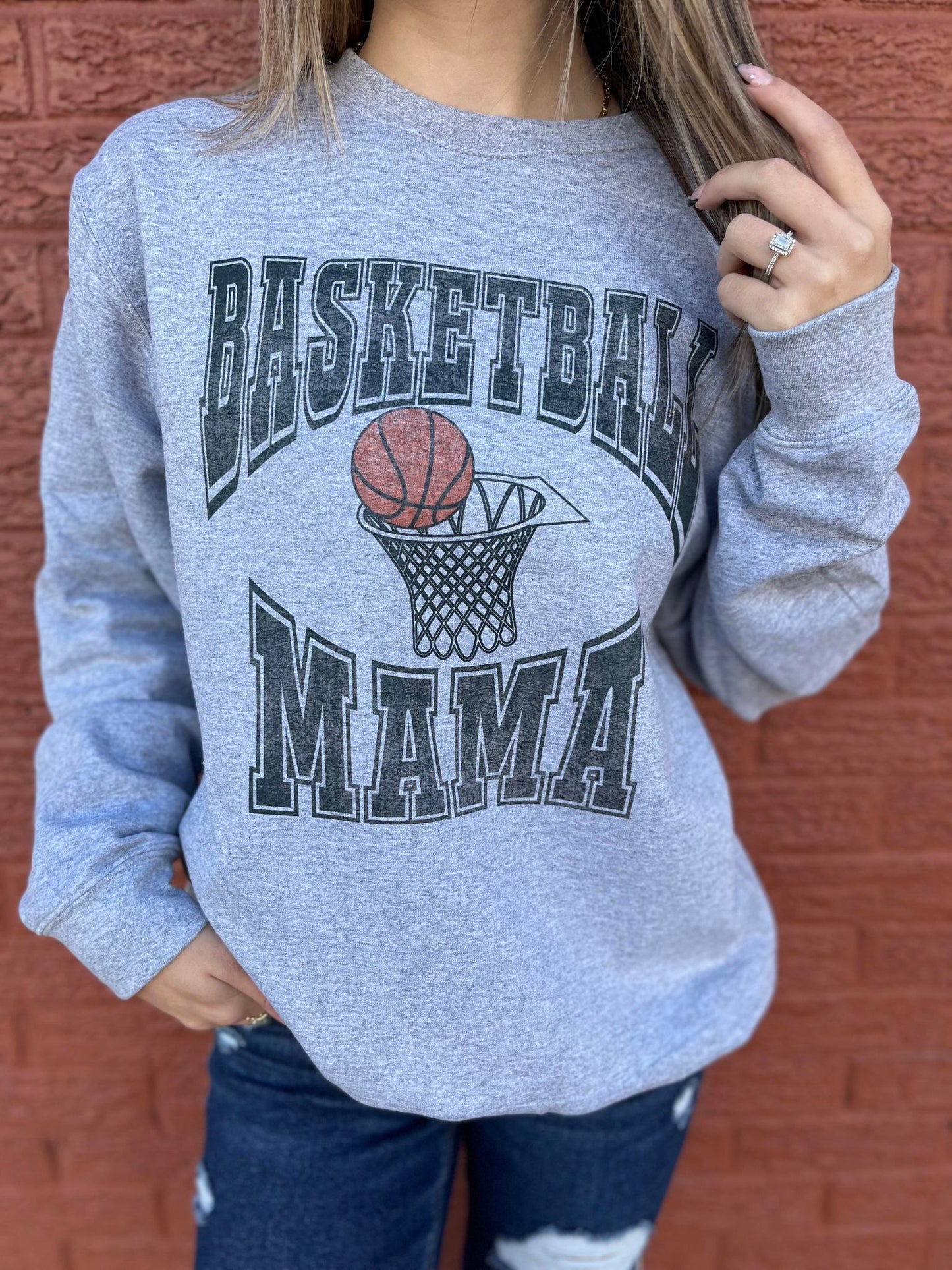Basketball Mama Sweatshirt- ASK Apparel LLC