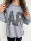Arkansas Leopard Outline Sweatshirt- ASK Apparel LLC