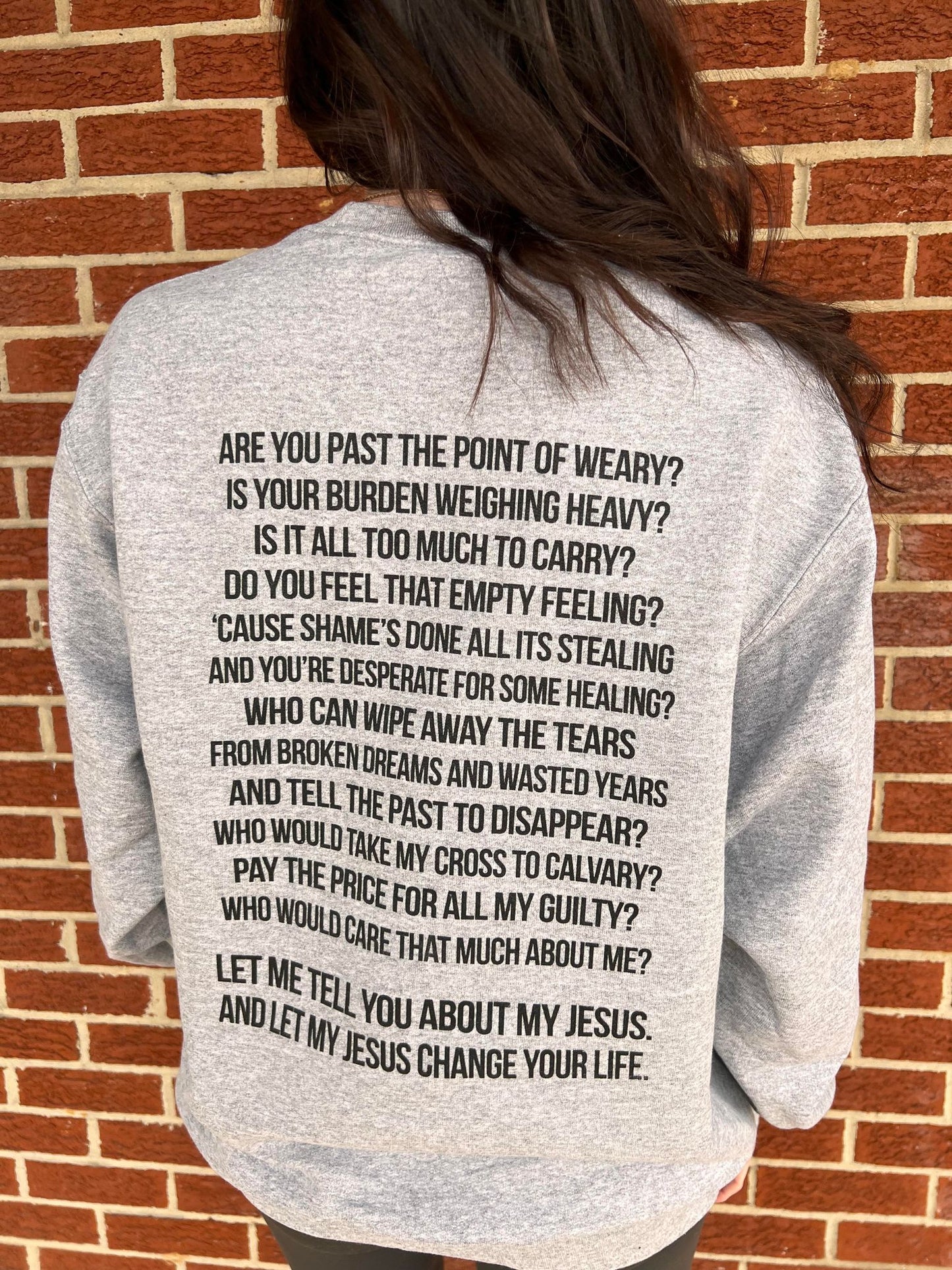 Let Me Tell You About My Jesus Sweatshirt- ASK Apparel LLC