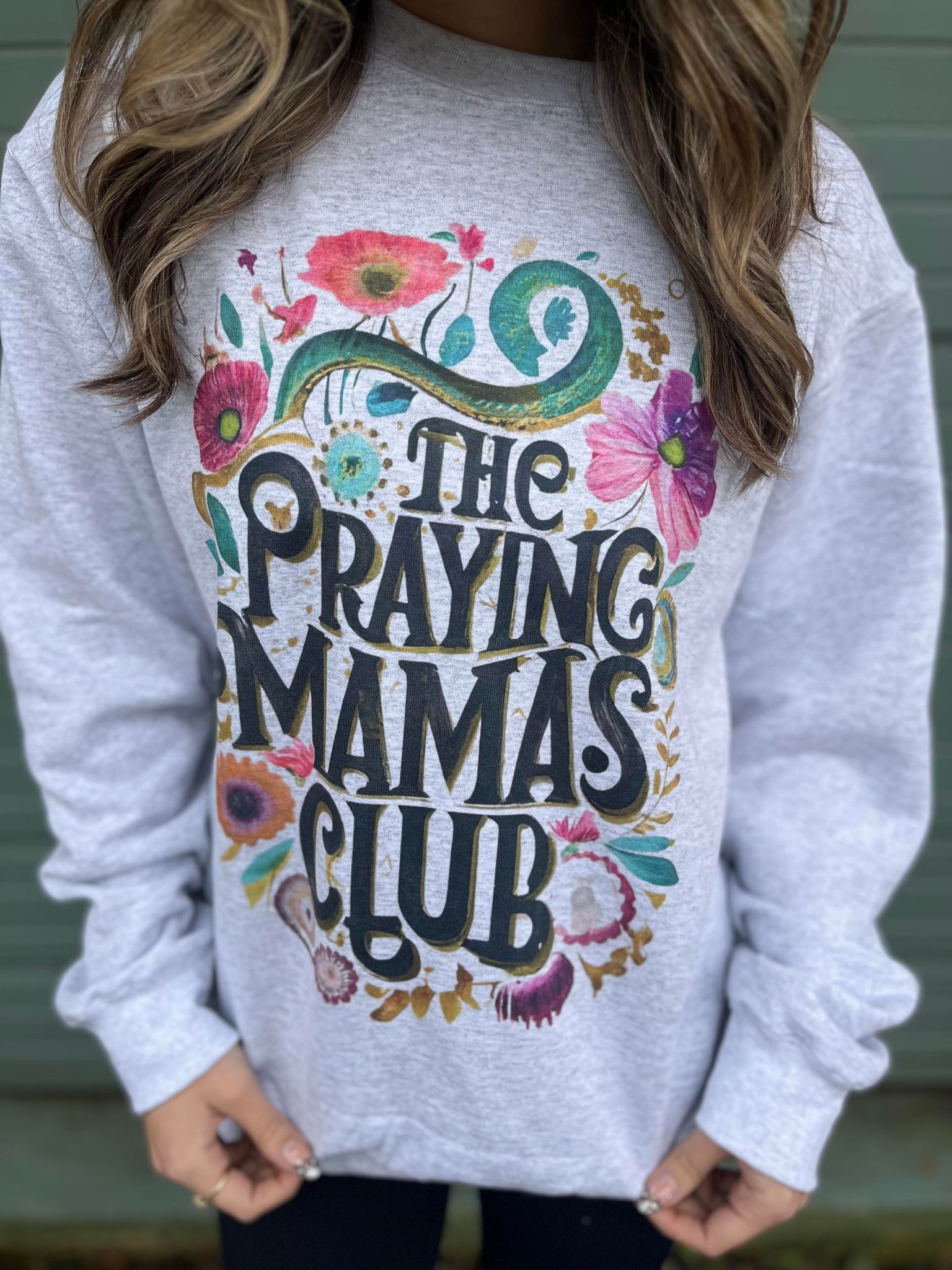 The Praying Mama's Club Sweatshirt- ASK Apparel LLC