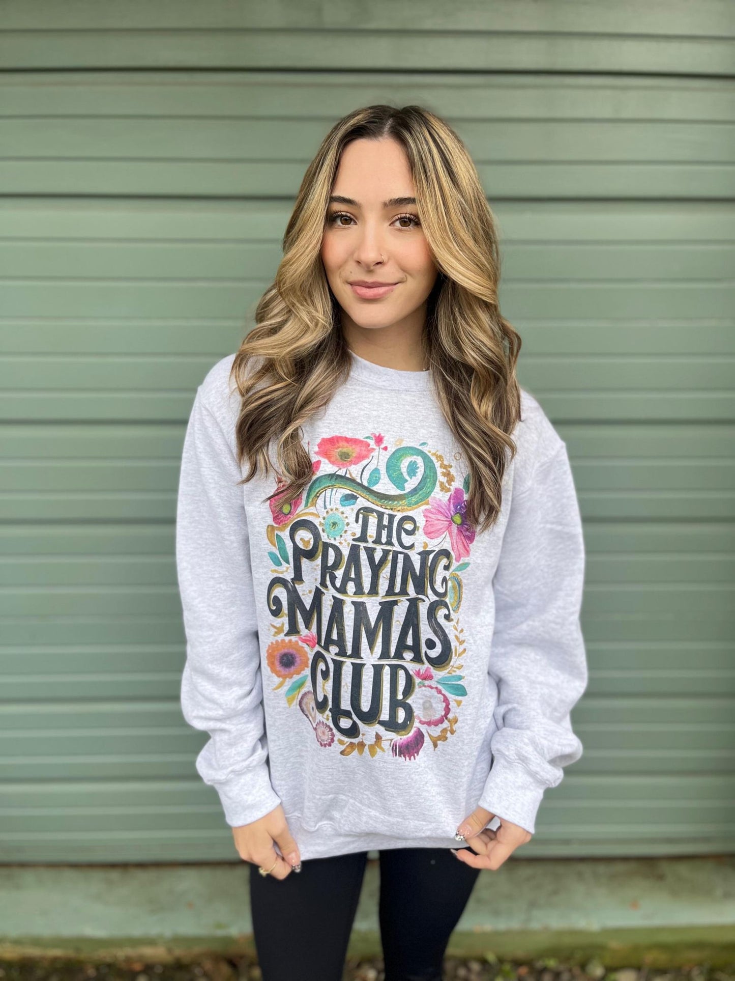 The Praying Mama's Club Sweatshirt- ASK Apparel LLC