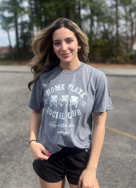 Home Plate Social Club Tee- ASK Apparel LLC