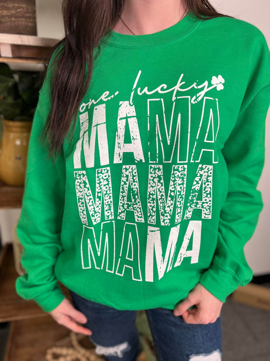 Lucky Mama Sweatshirt- ASK Apparel LLC