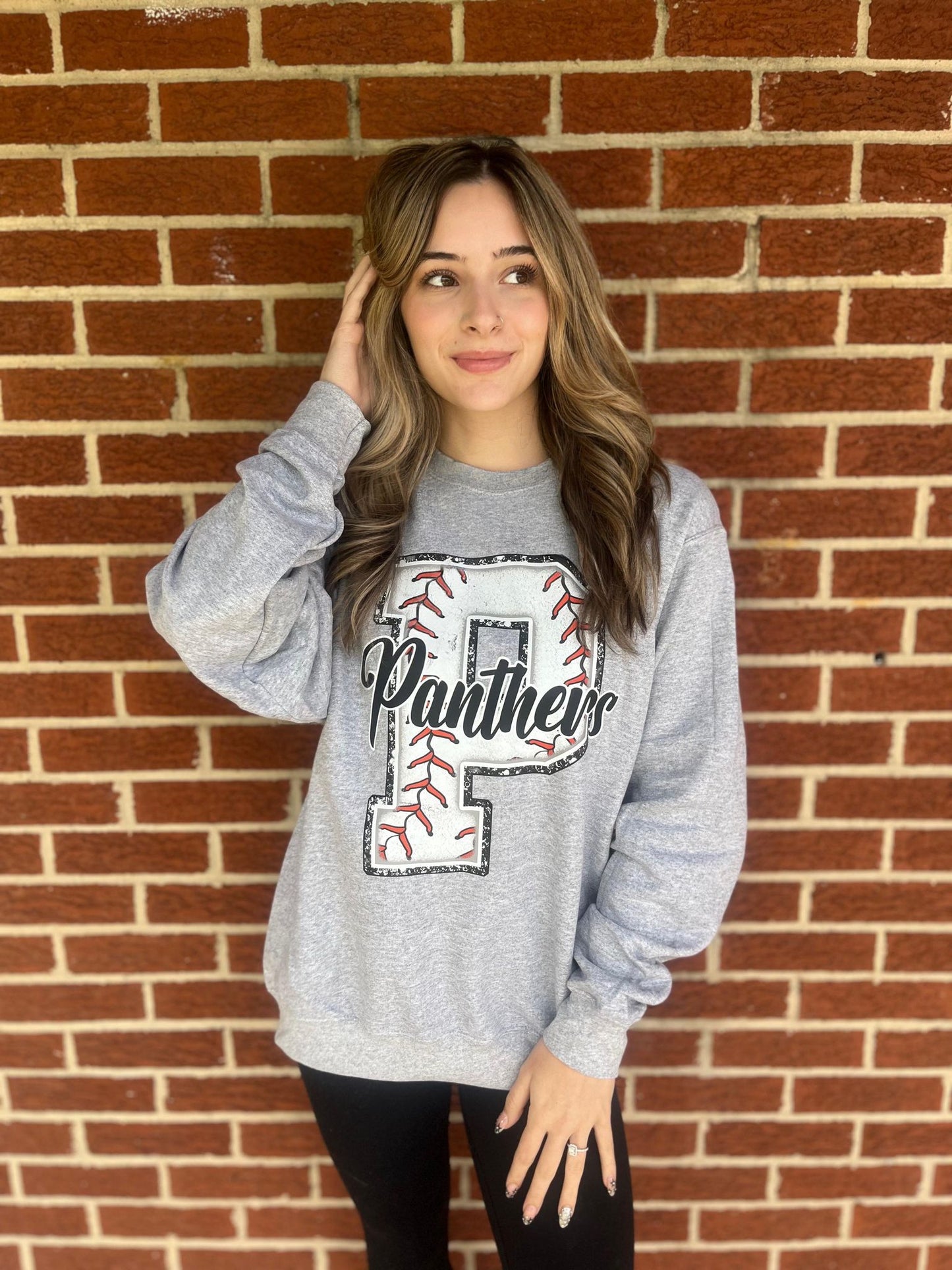 Custom Baseball Mascot Sweatshirt- ASK Apparel LLC