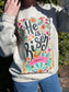 Floral He is Risen Sweatshirt- ASK Apparel LLC