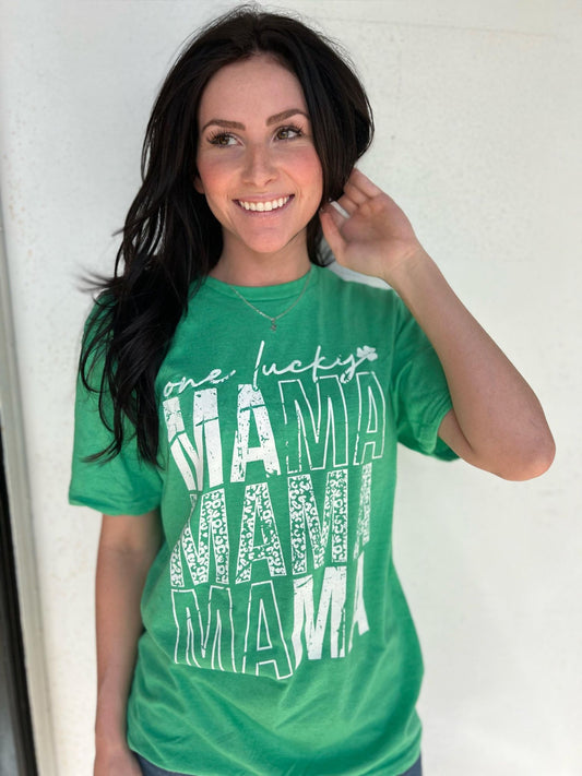 Lucky Mama Tee- ASK Apparel LLC
