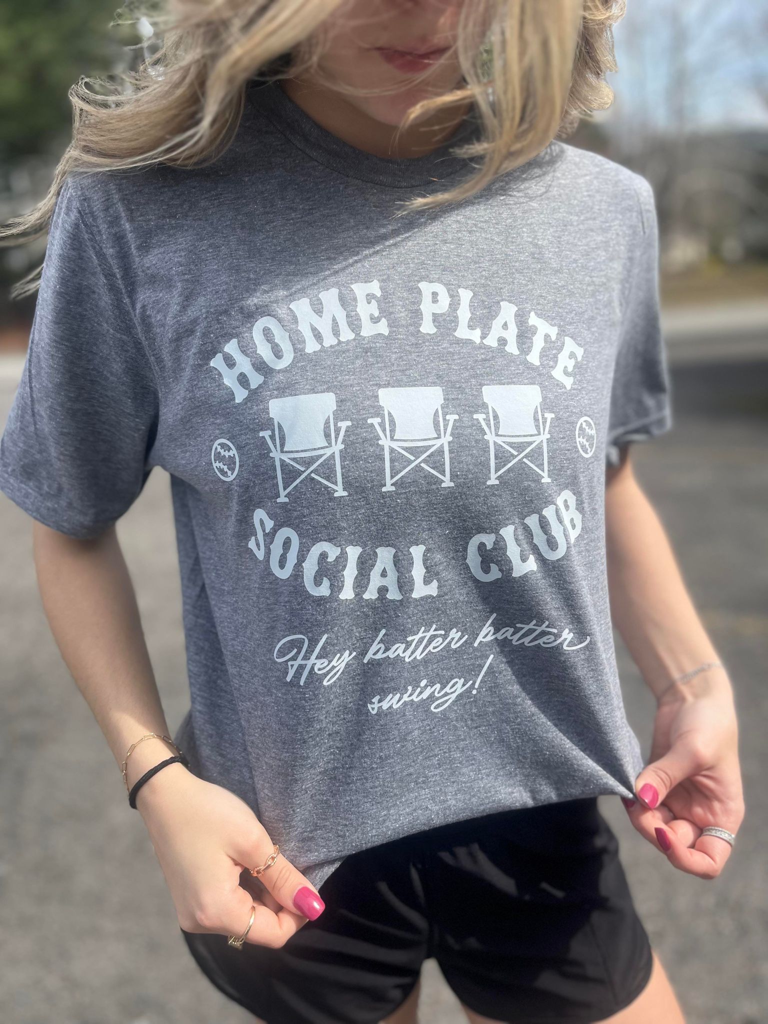 Home Plate Social Club Tee- ASK Apparel LLC
