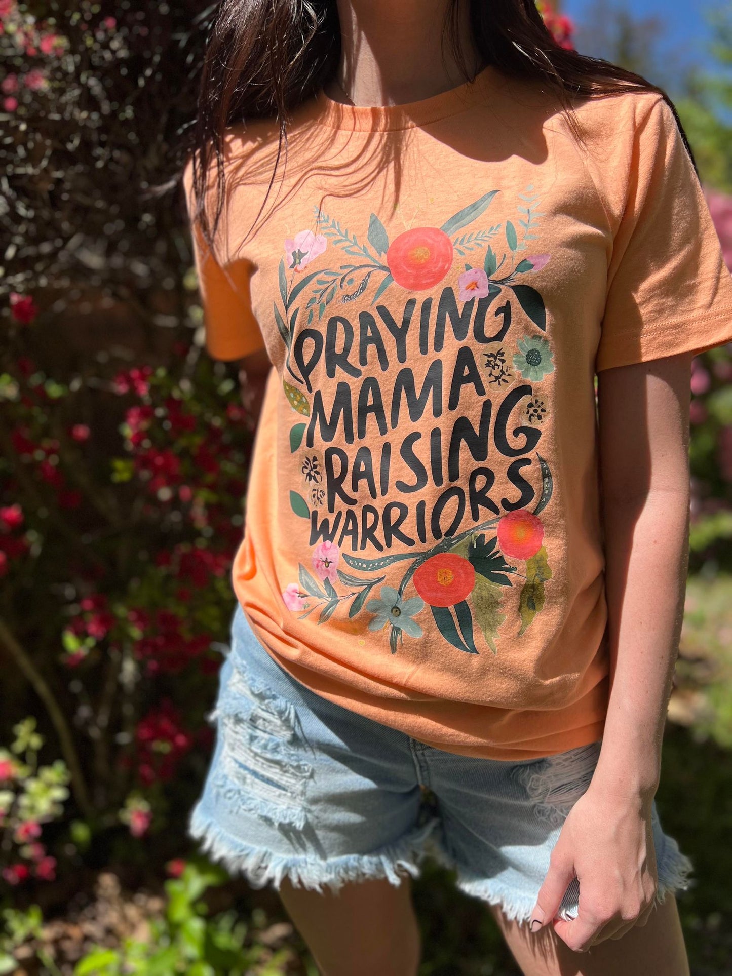 Praying Mama Raising Warriors Tee- ASK Apparel LLC