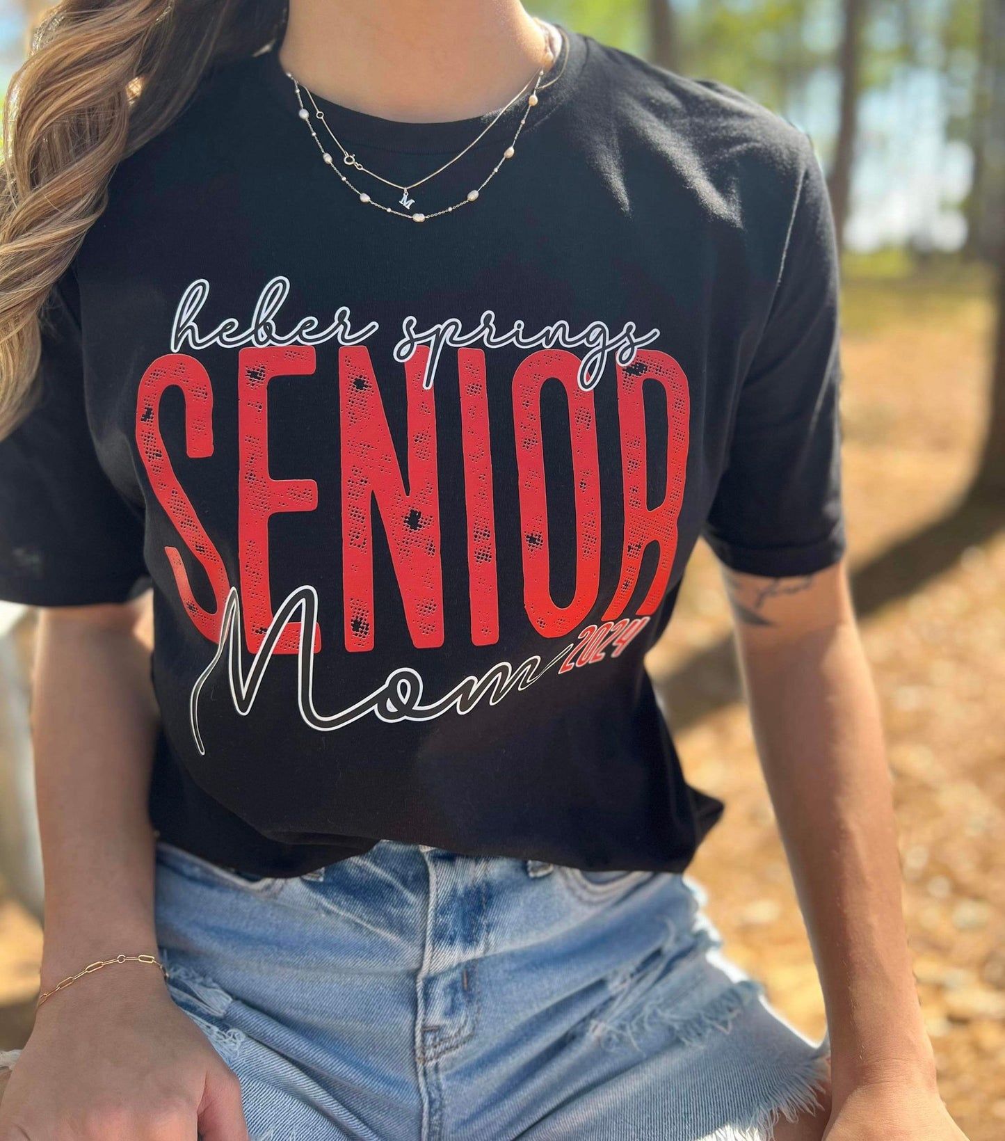 Custom Senior Mom Tee- ASK Apparel LLC