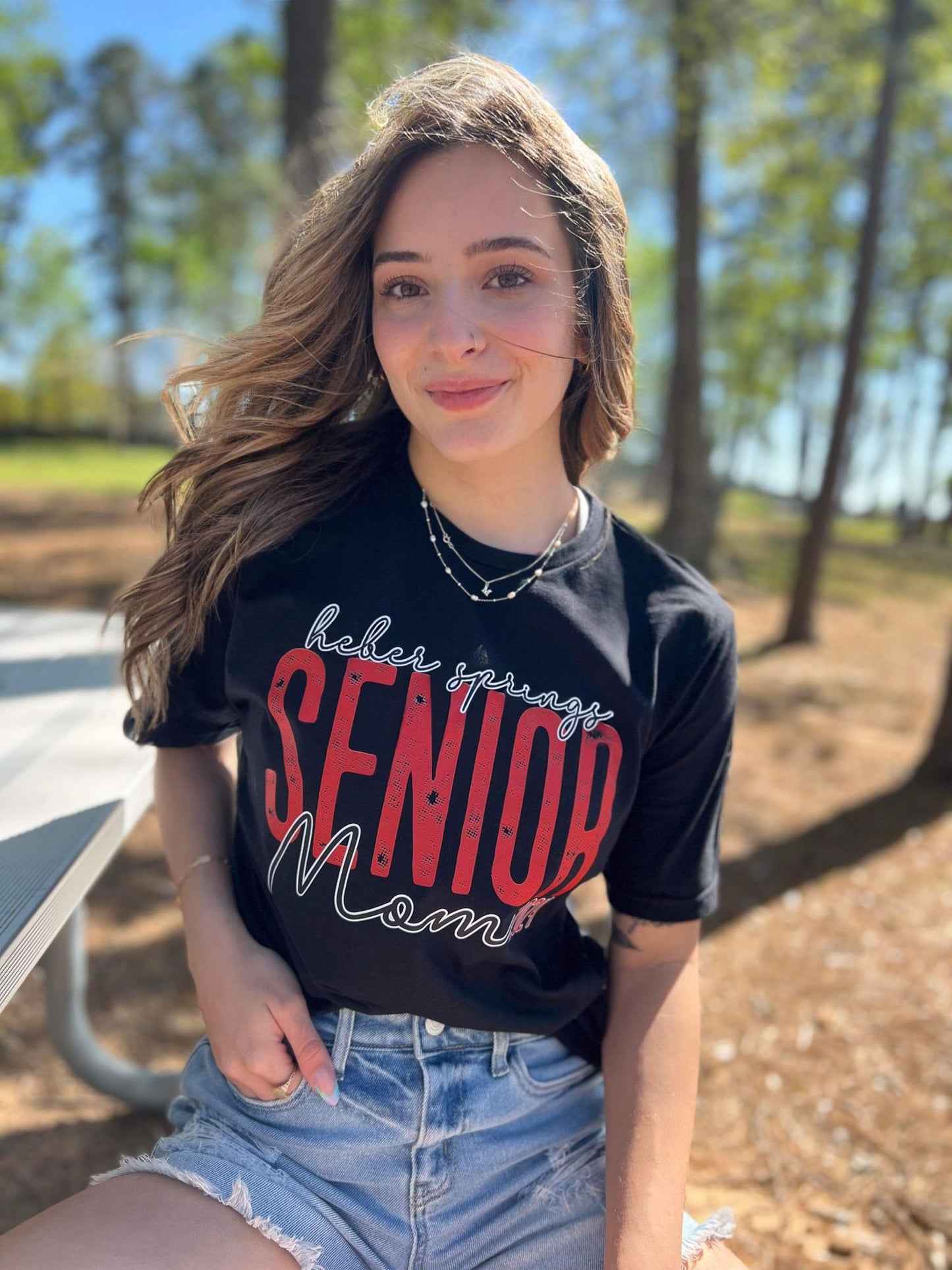 Custom Senior Mom Tee- ASK Apparel LLC