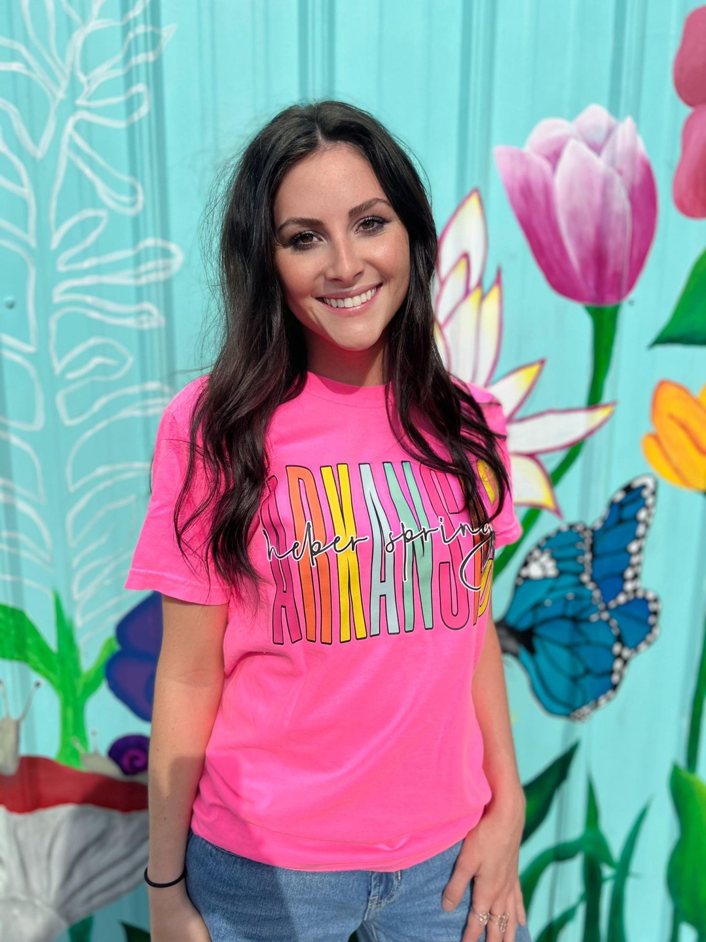 Custom Colorful State and Town Tee- ASK Apparel LLC