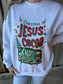 Christmas Jesus Cocoa and Chill Sweatshirt
