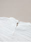 White Wavy Textured Mock Neck Cap Sleeve Top