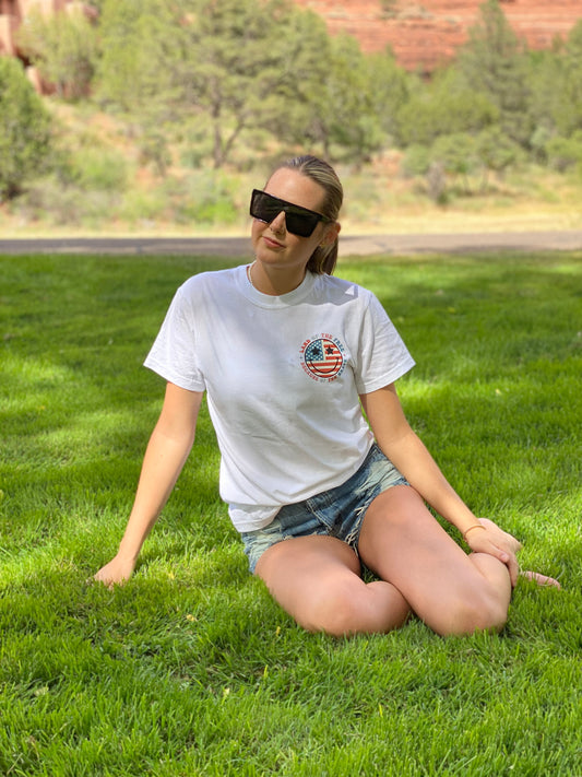 Land of the Free Because of the Brave Tee