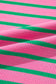Pink Stripe Waffle Knit Crew Neck Plus Size Sweatshirt