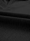 Black Crinkled V Neck Wide Sleeve T-shirt