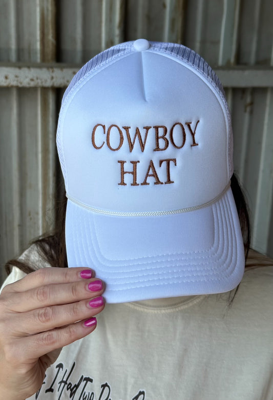 Cowboy Hat Trucker Hat