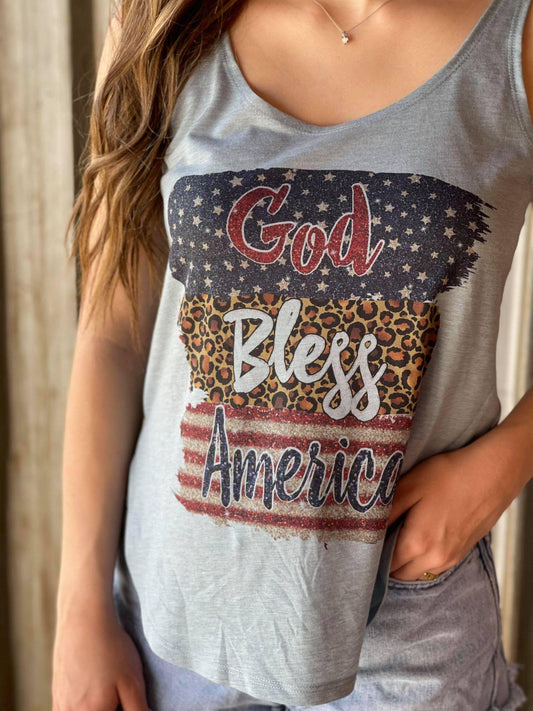 God Bless America Tank-ASK Apparel LLC