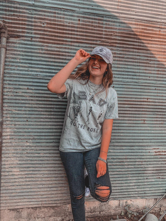 Bad To The Bone Colorblast Tee-ASK Apparel LLC