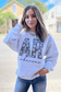 Leopard Daisy State Sweatshirt - ASK Apparel LLC