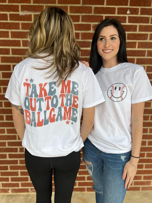 Take Me Out To The Ballgame Tee-ASK Apparel