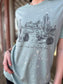 between a rock and a hard place tee ask apparel