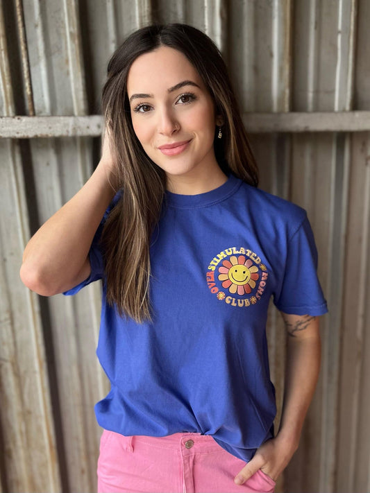 Over stimulated moms club tee ask apparel