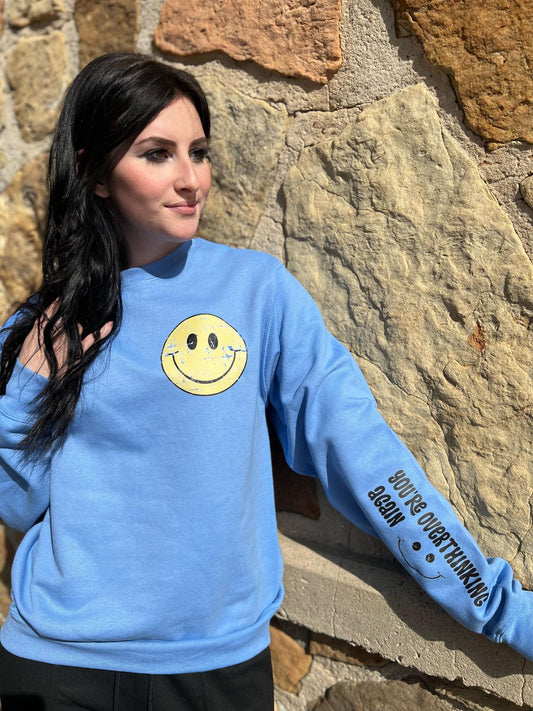 youre overthinking again sweater- ASK Apparel LLC