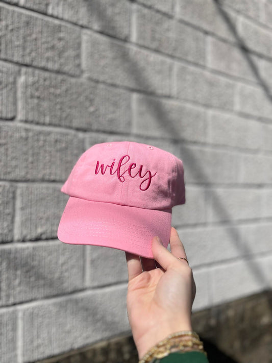 Pink Wifey Hat-ASK Apparel