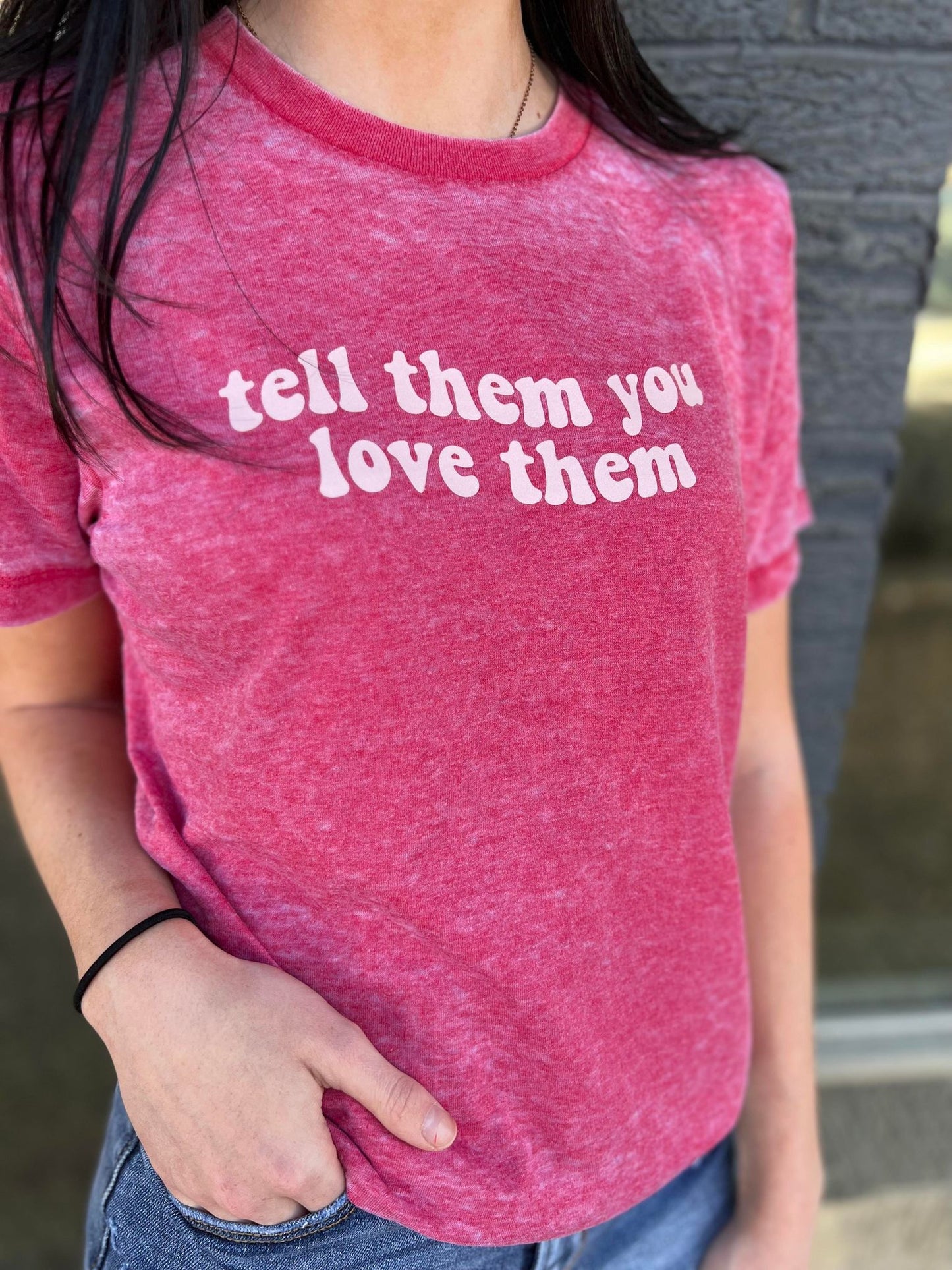 tell them you love them tee- ask apparel 