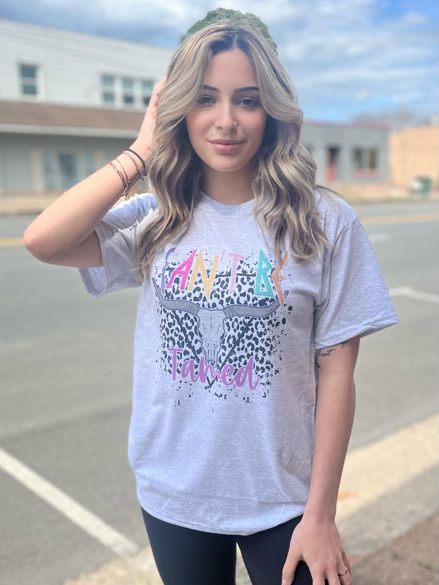 Cant Be tamed Tee ASK Apparel