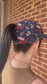 Floral Mama Hidden Ponytail Hat