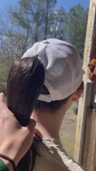 White Leopard Mama Hat-ASK Apparel