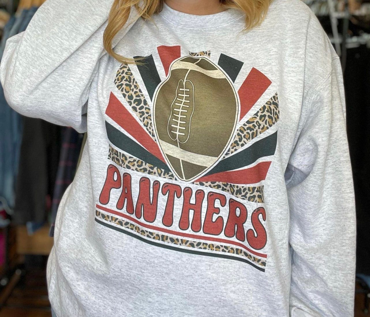 Sudadera con mascota de fútbol Sunburst