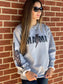 Leopard Mama Lightening Bolt Crew-ASK Apparel LLC